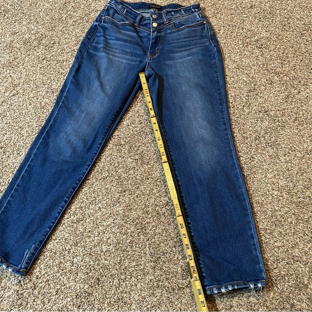JUDY BLUE Slim Fit Dark Wash Jeans Size 27 - Picture 12 of 14